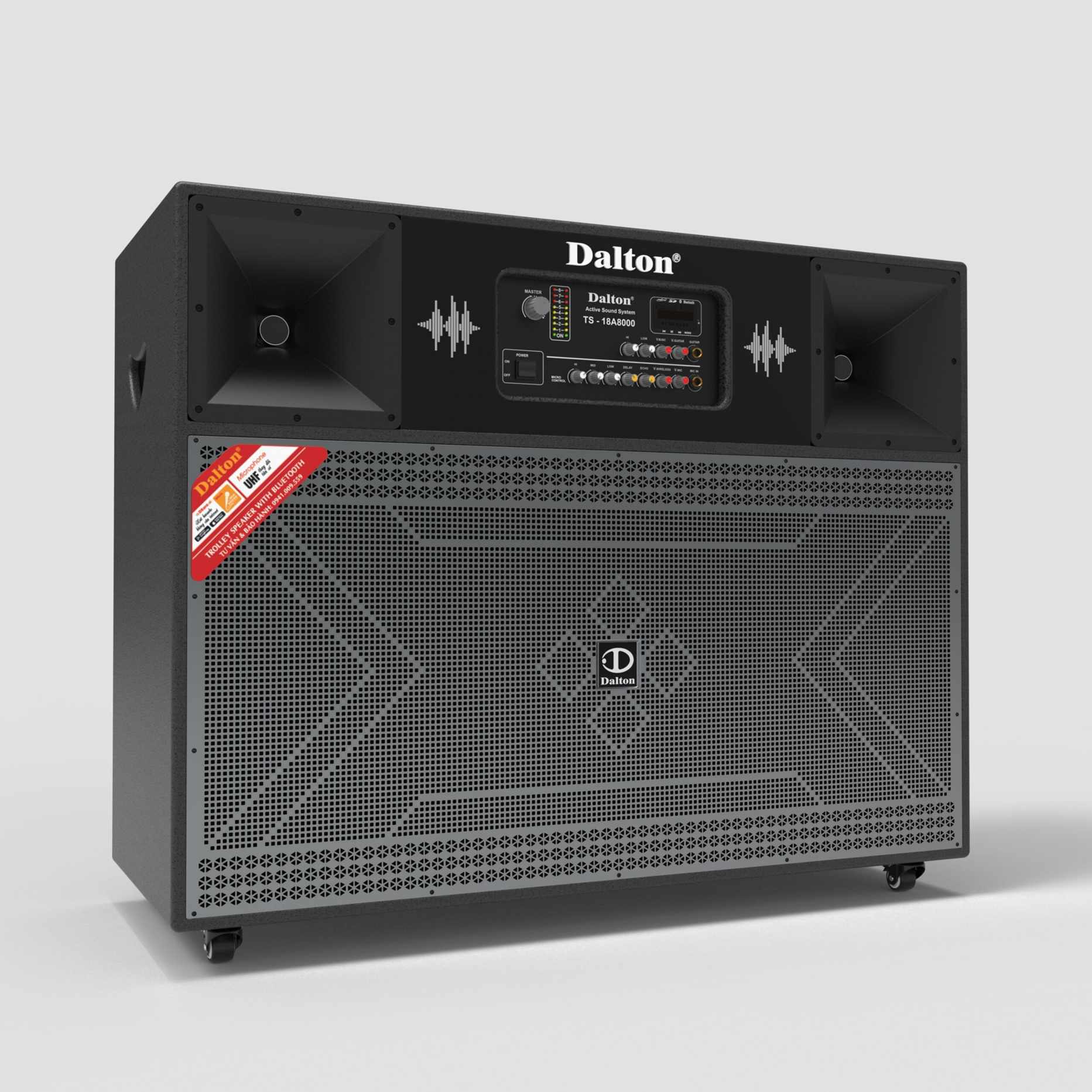 Loa kéo điện Karaoke Dalton 3000W TS-18A8000